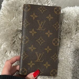 Louis Vuitton Brown and Gold Monogram Wallet